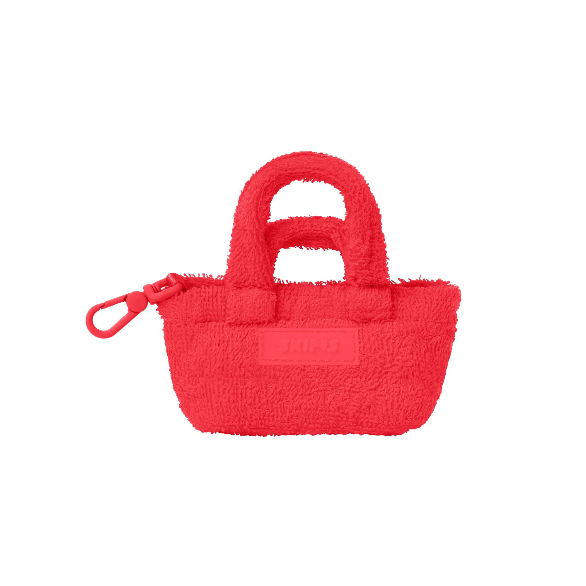 TERRY MICRO MINI TOTE KEYCHAIN | CARMINE