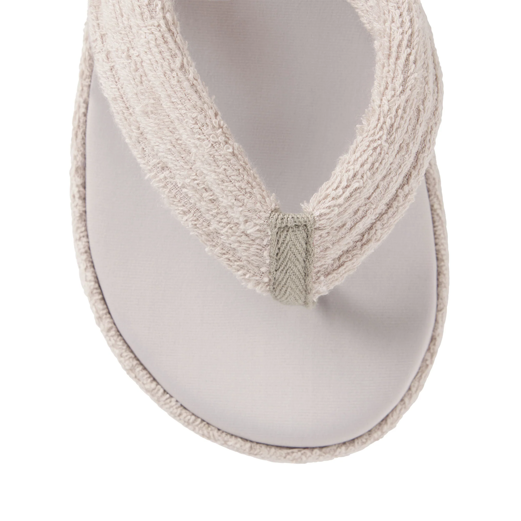 TERRY PLATFORM SANDAL | STONE - Image 4