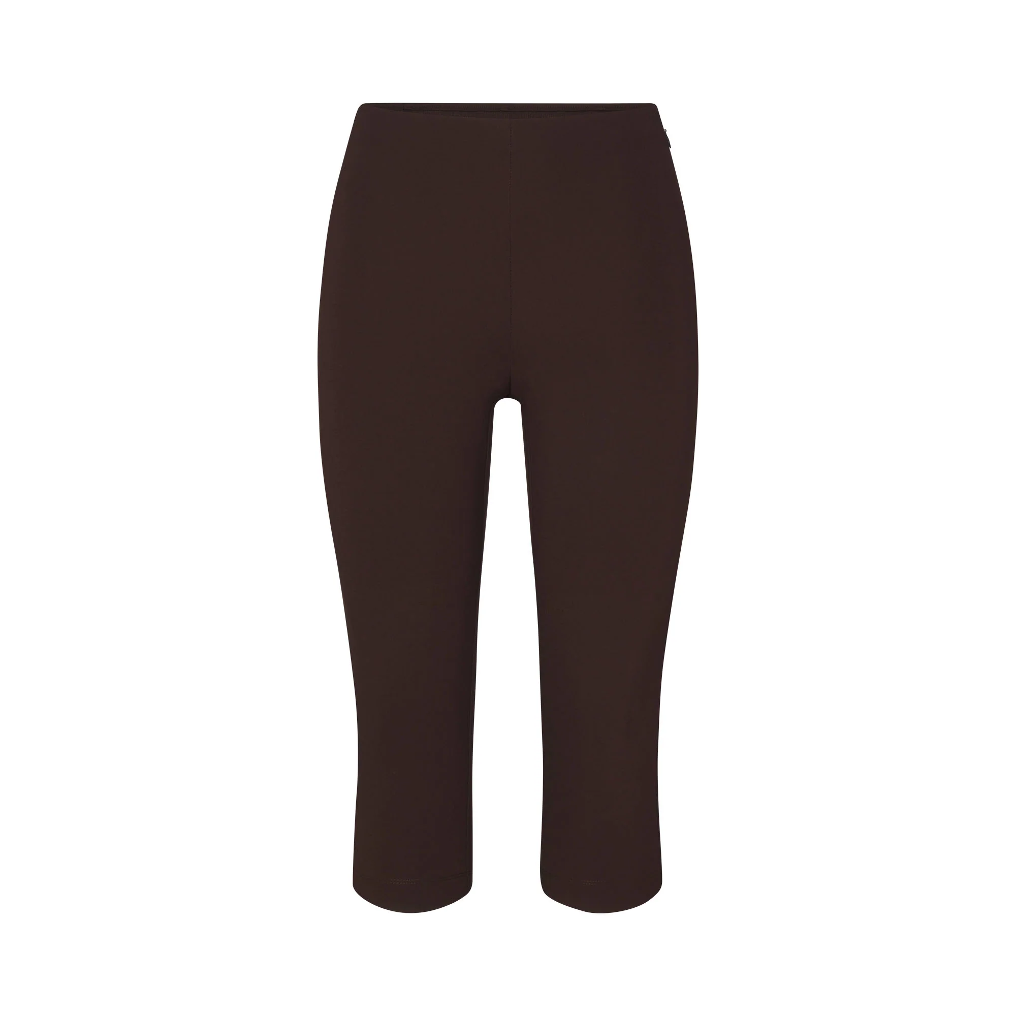 THE ESSENTIAL COLLECTION HIGH-WAISTED CAPRI | ESPRESSO
