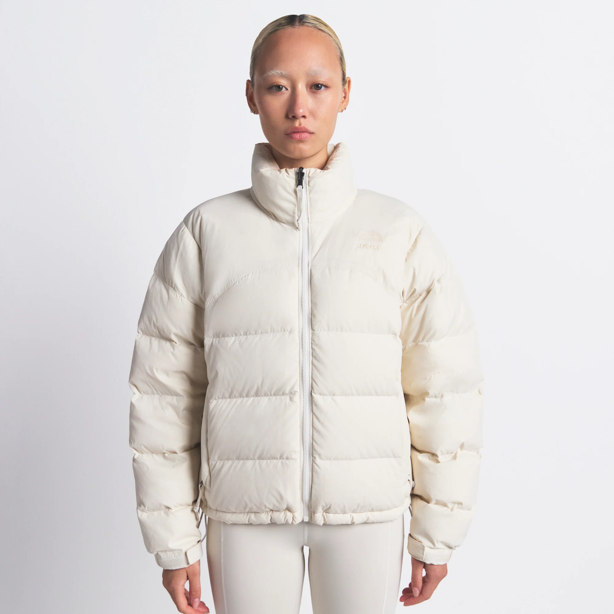 THE NORTH FACE X SKIMS 2000 RETRO NUPTSE JACKET | BONE - Image 3