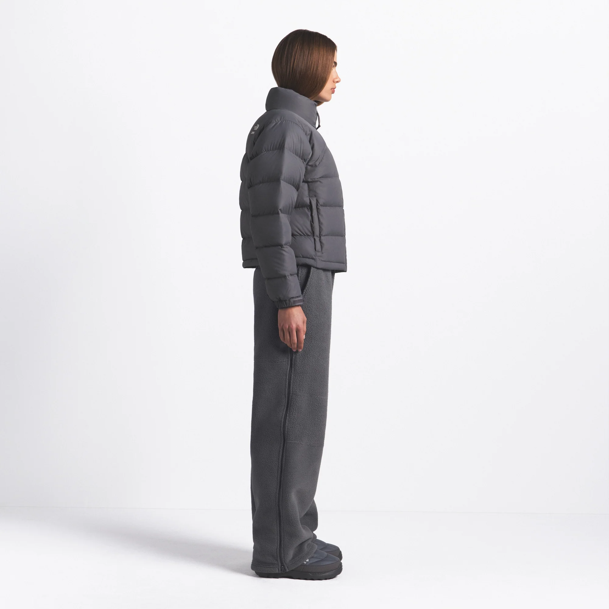 THE NORTH FACE X SKIMS 2000 RETRO NUPTSE JACKET | GUNMETAL - Image 4