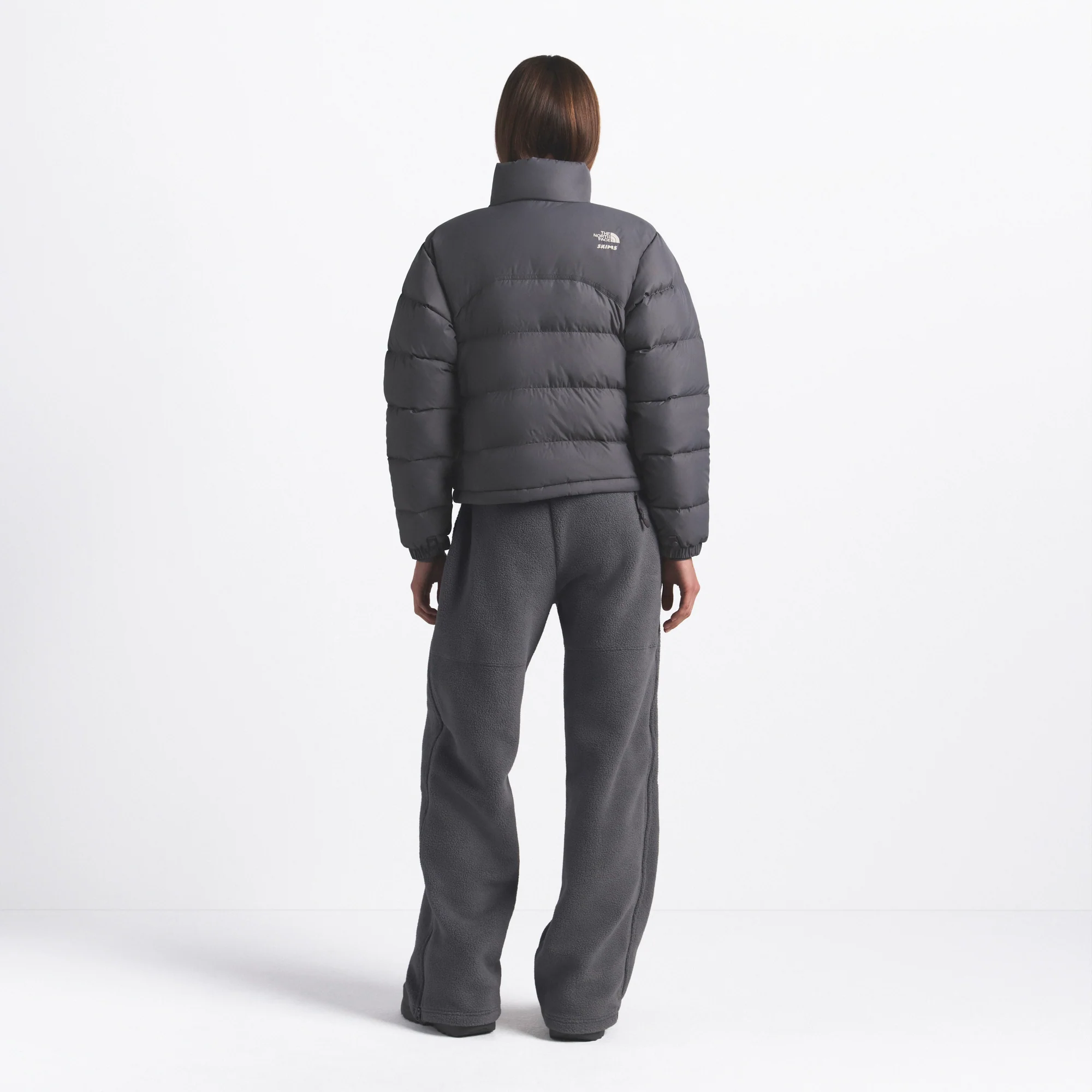 THE NORTH FACE X SKIMS 2000 RETRO NUPTSE JACKET | GUNMETAL - Image 5