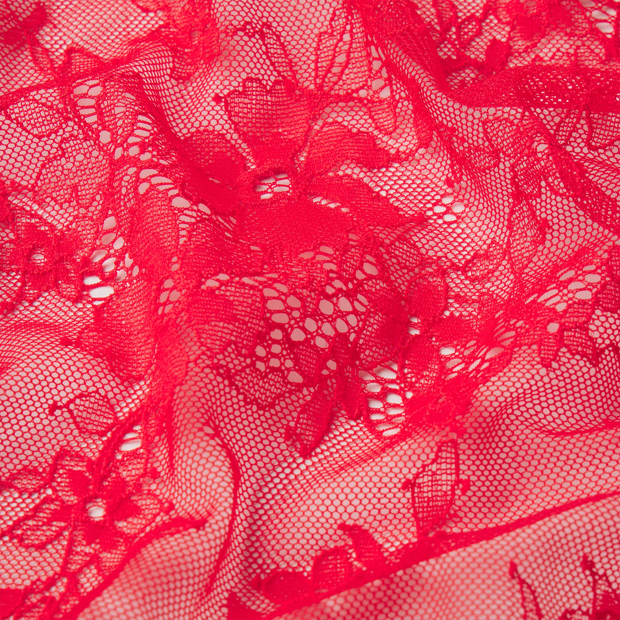 ULTRA FINE LACE UNLINED SCOOP BRA | RUBY - Image 6