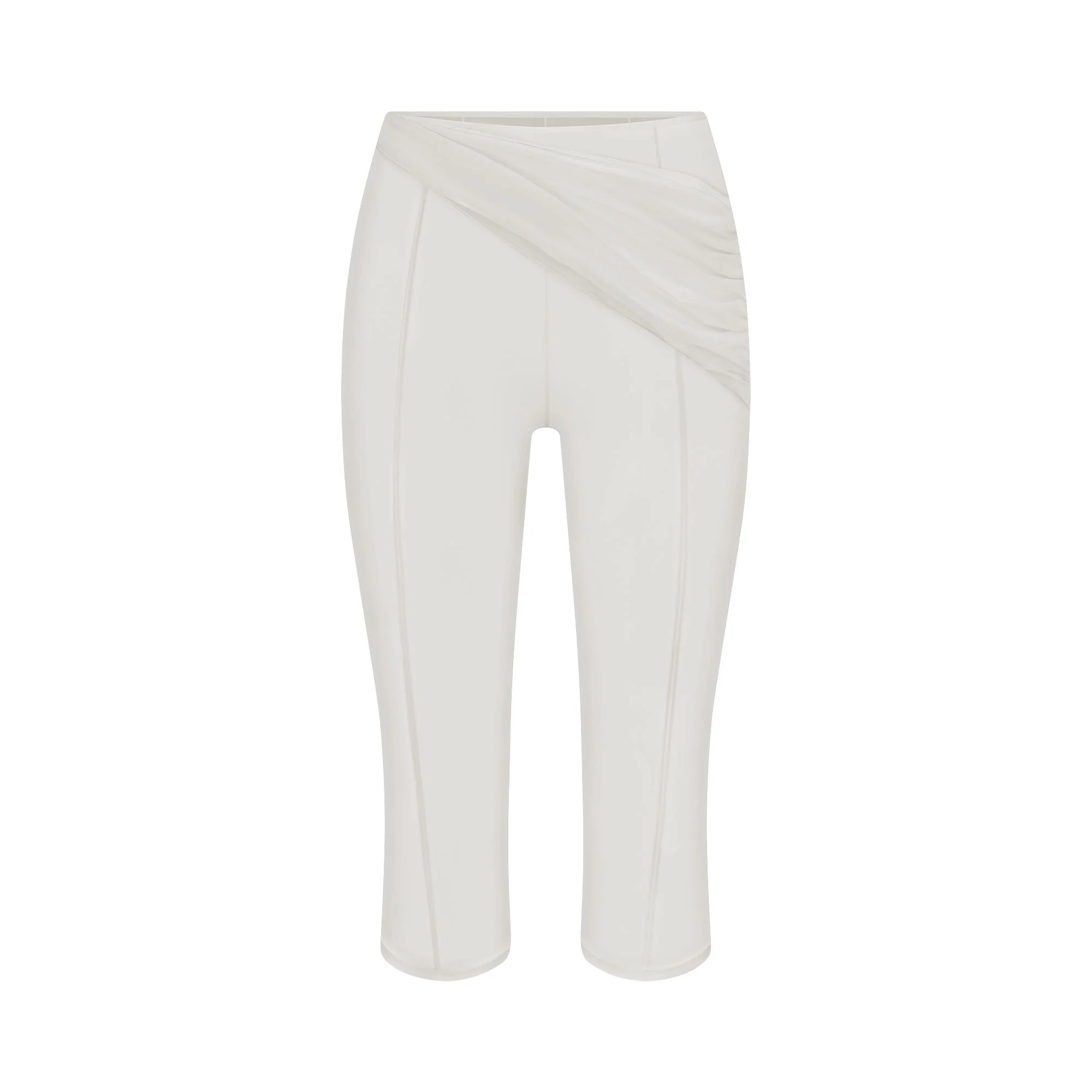 ULTRA FINE MESH DRAPED CAPRI | IVORY