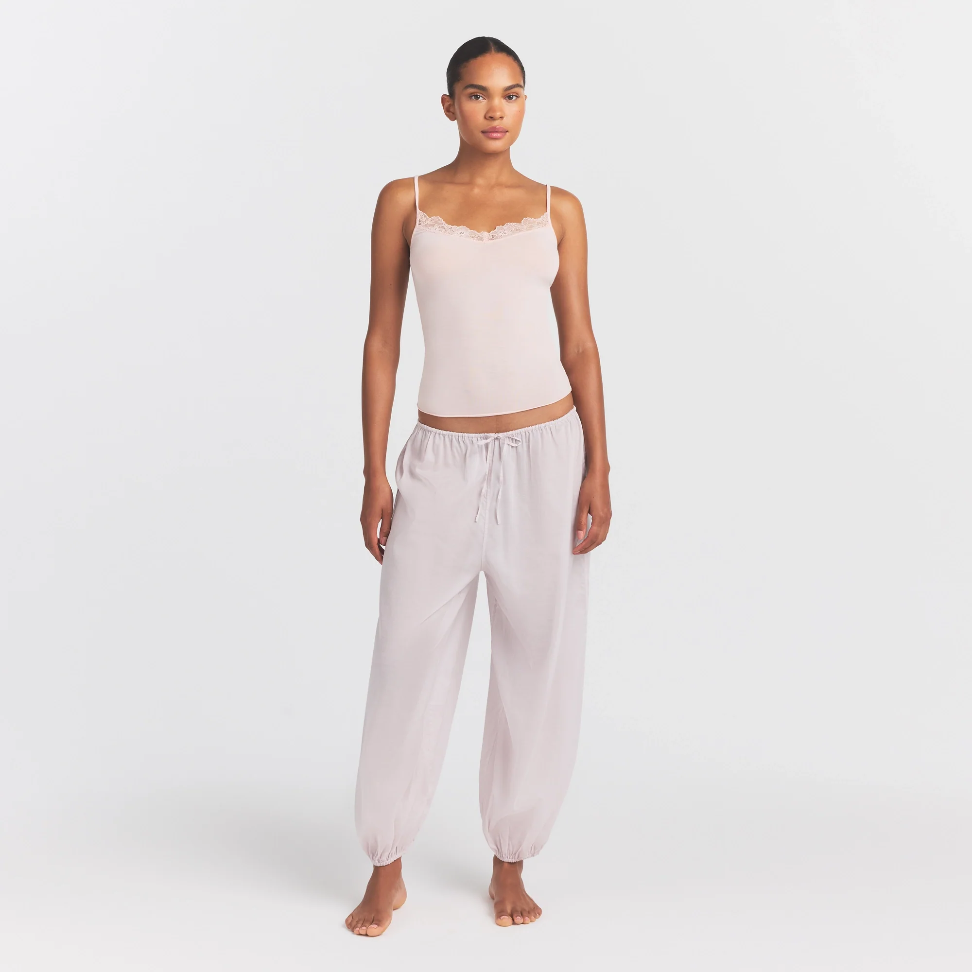 VOILE SLEEP BALLOON PANT | LIGHT LILAC - Image 3
