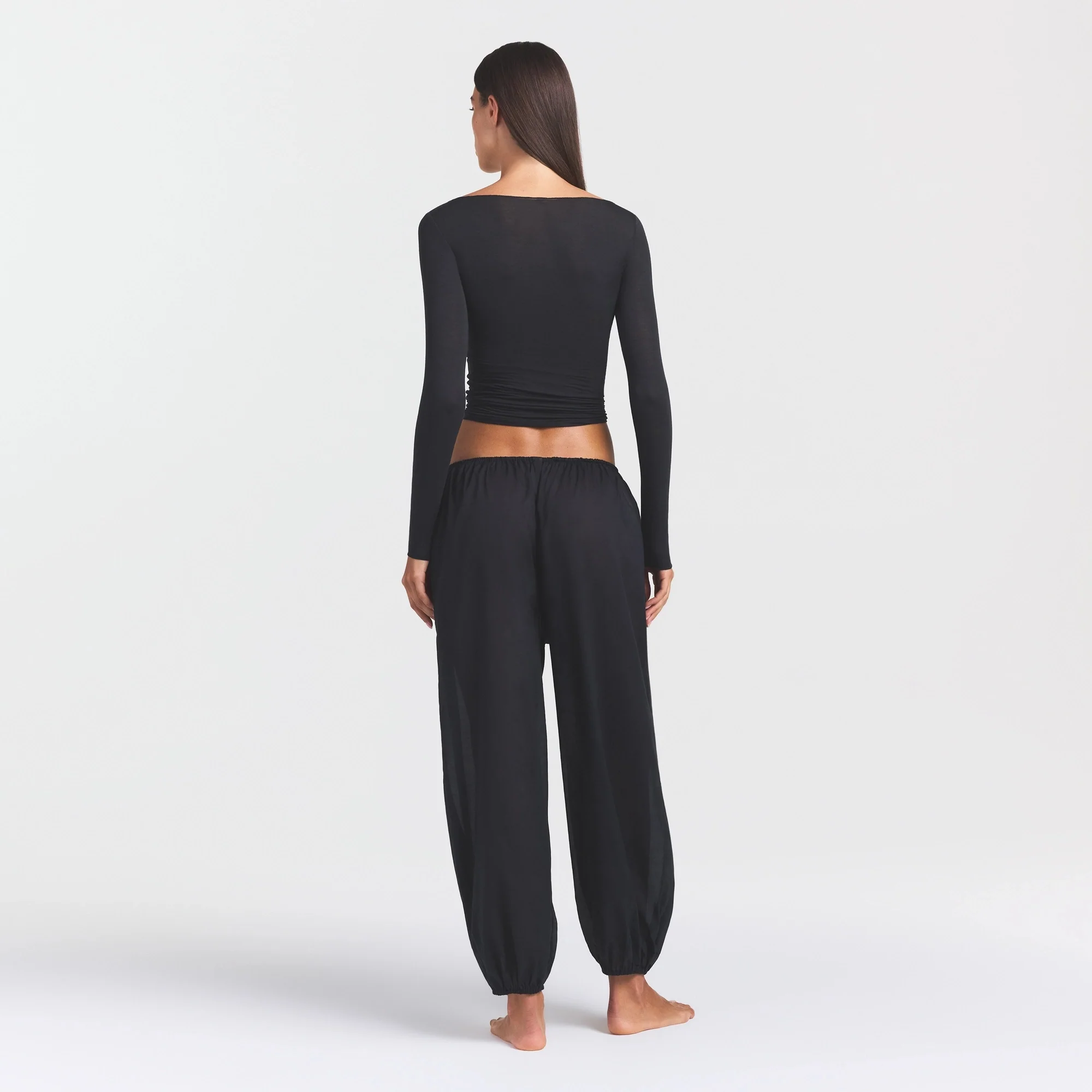 VOILE SLEEP BALLOON PANT | ONYX - Image 4