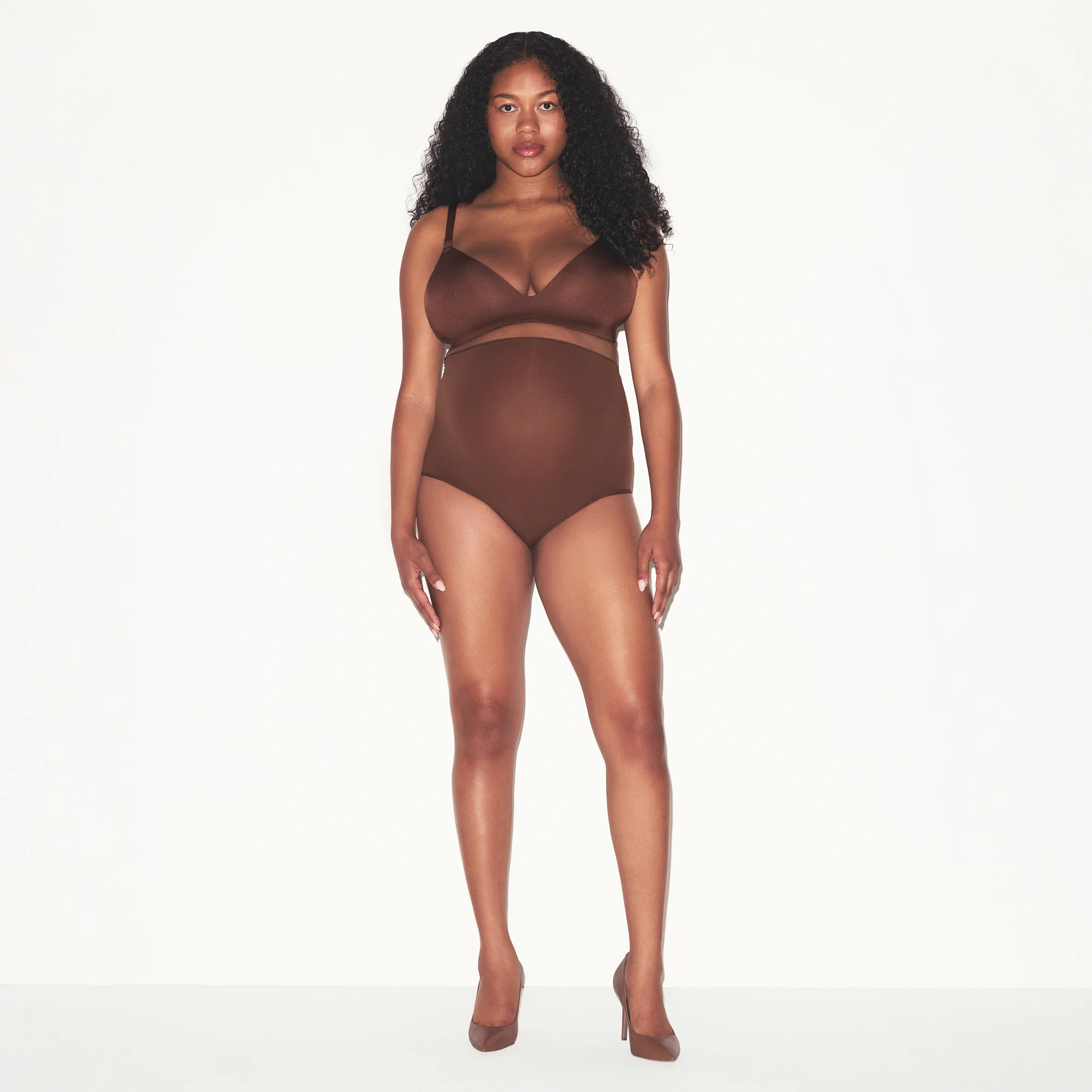 WIRELESS FORM MATERNITY NURSING BRA | COCOA - Image 6