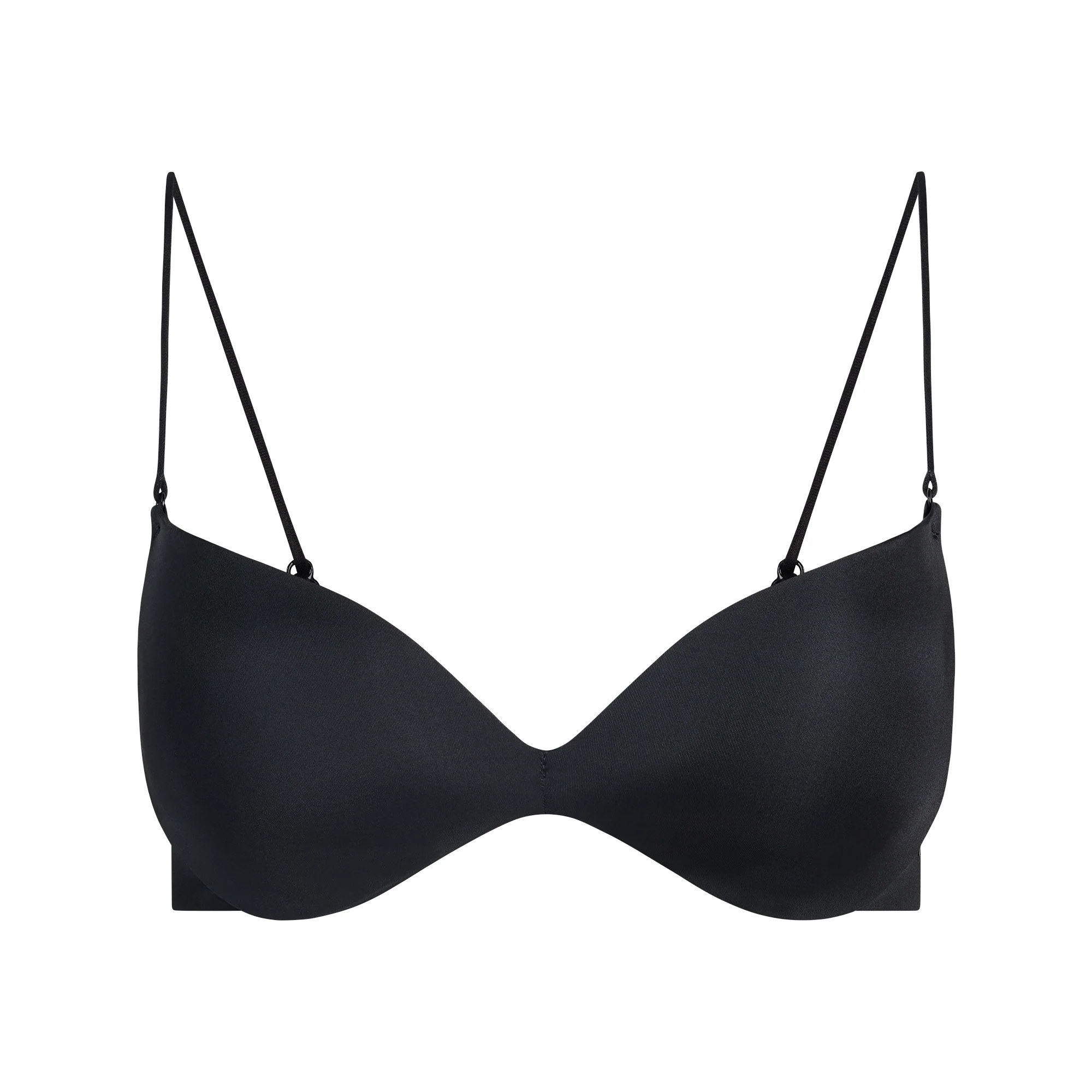 WIRELESS FORM MICRO STRAP PLUNGE BRA | ONYX