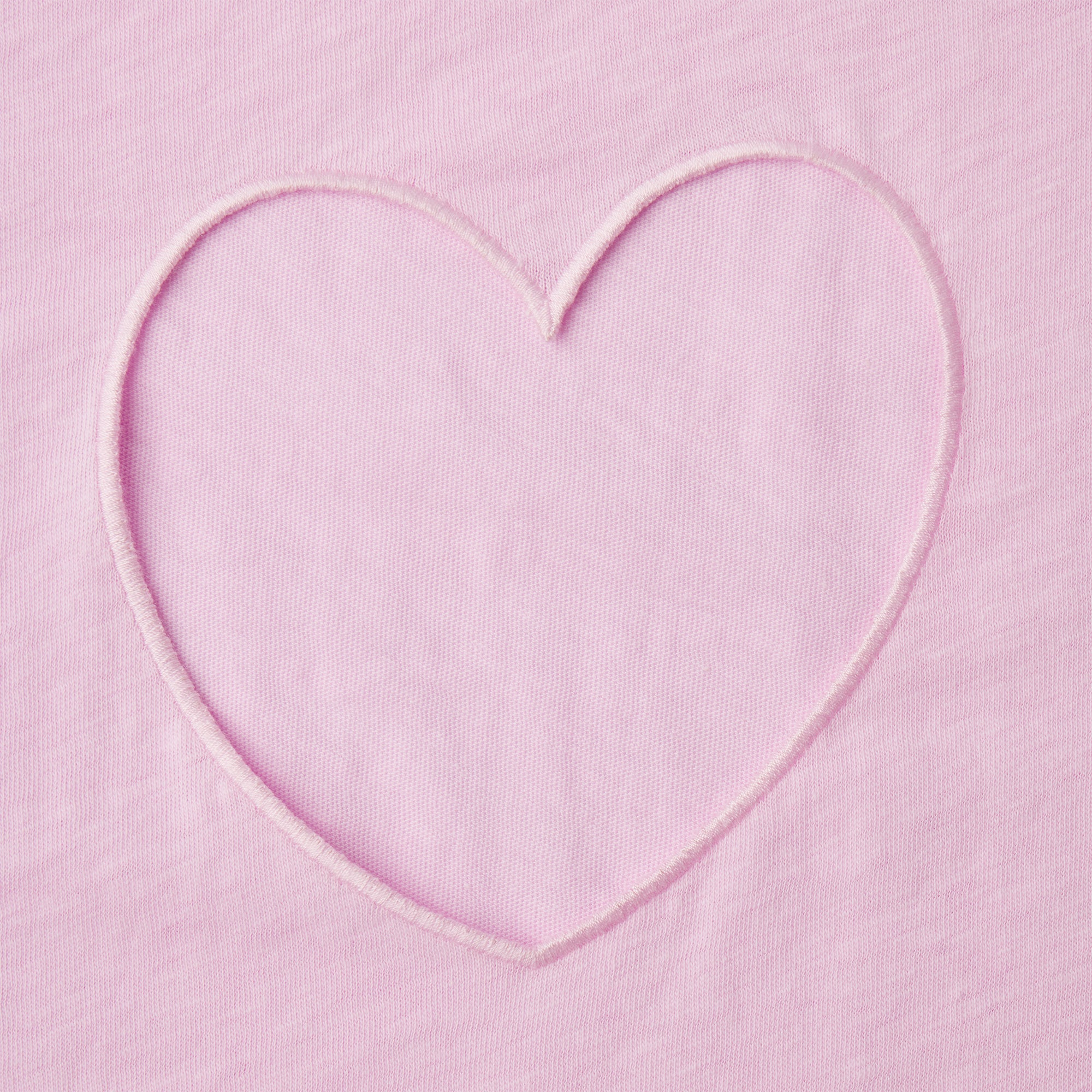 WORN IN JERSEY HEART MICRO SHORT | BABY PINK - Image 6