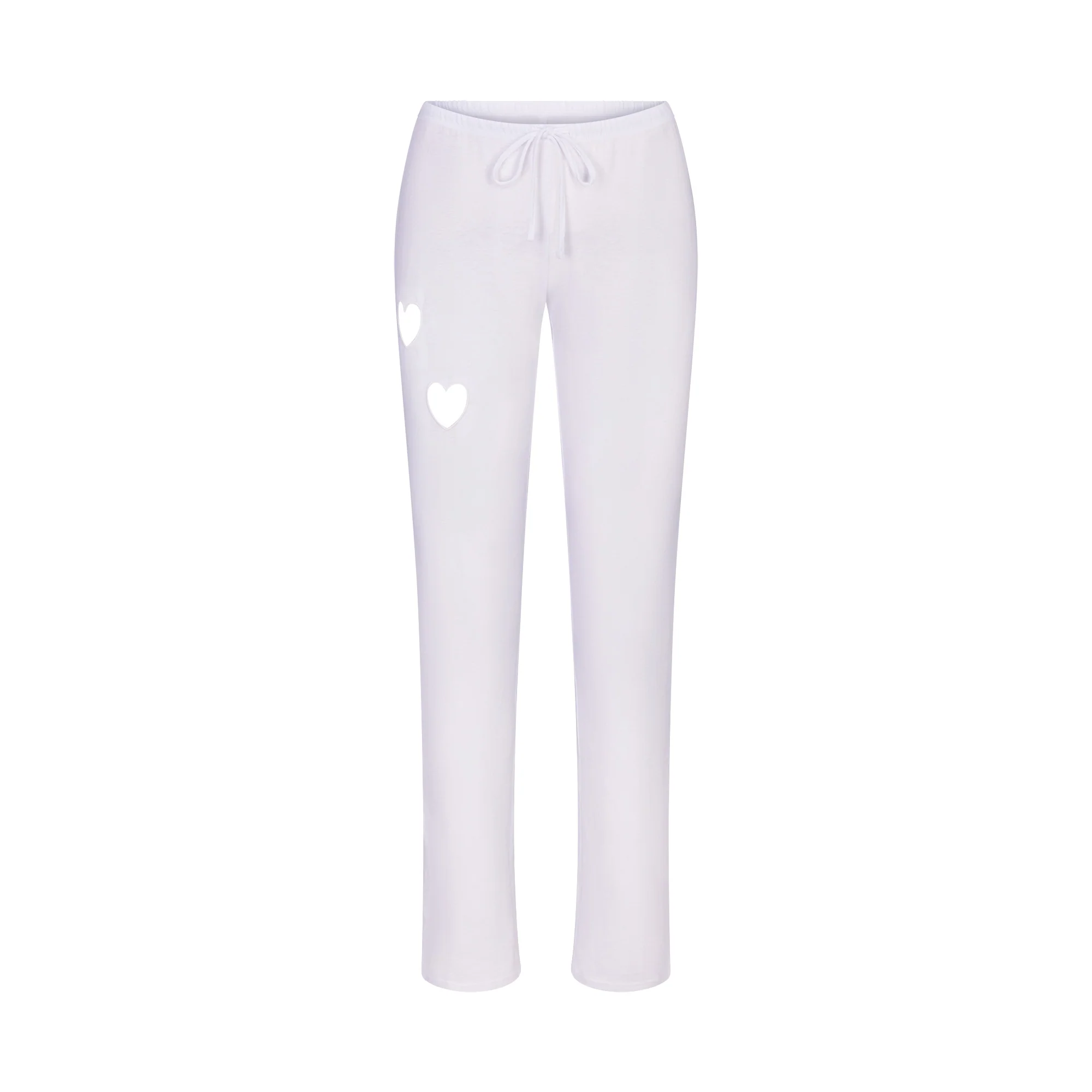 WORN IN JERSEY HEART STRAIGHT LEG PANT | SNOW