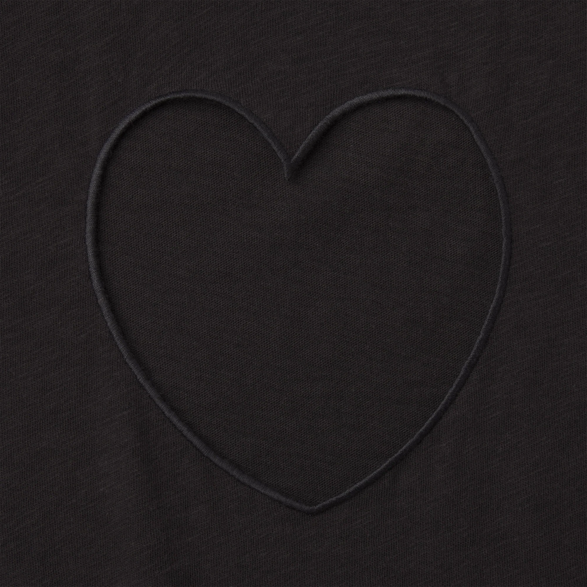 WORN IN JERSEY HEART BABY TEE | WASHED ONYX - Image 6
