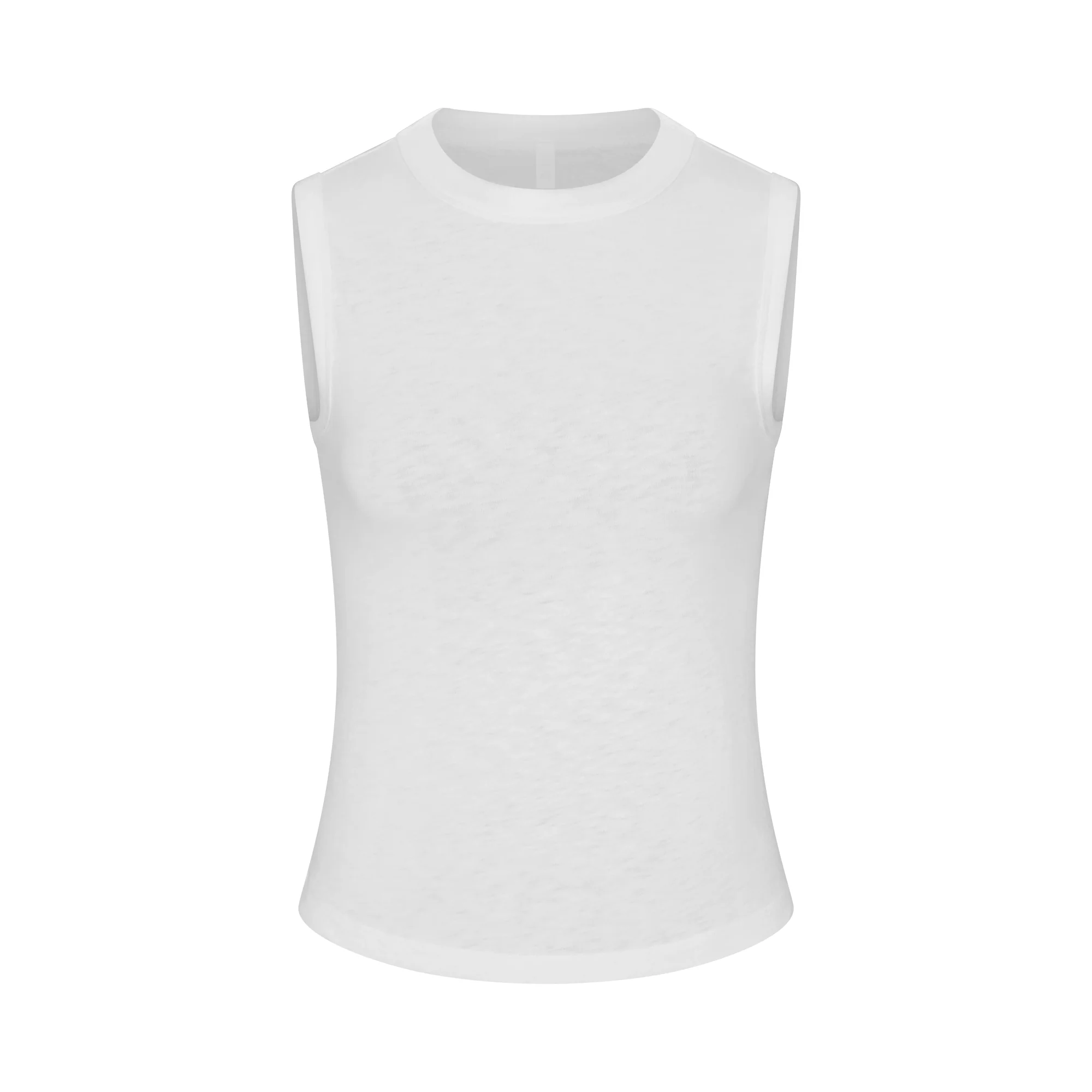 WORN IN JERSEY HIGH CREW TANK | SNOW