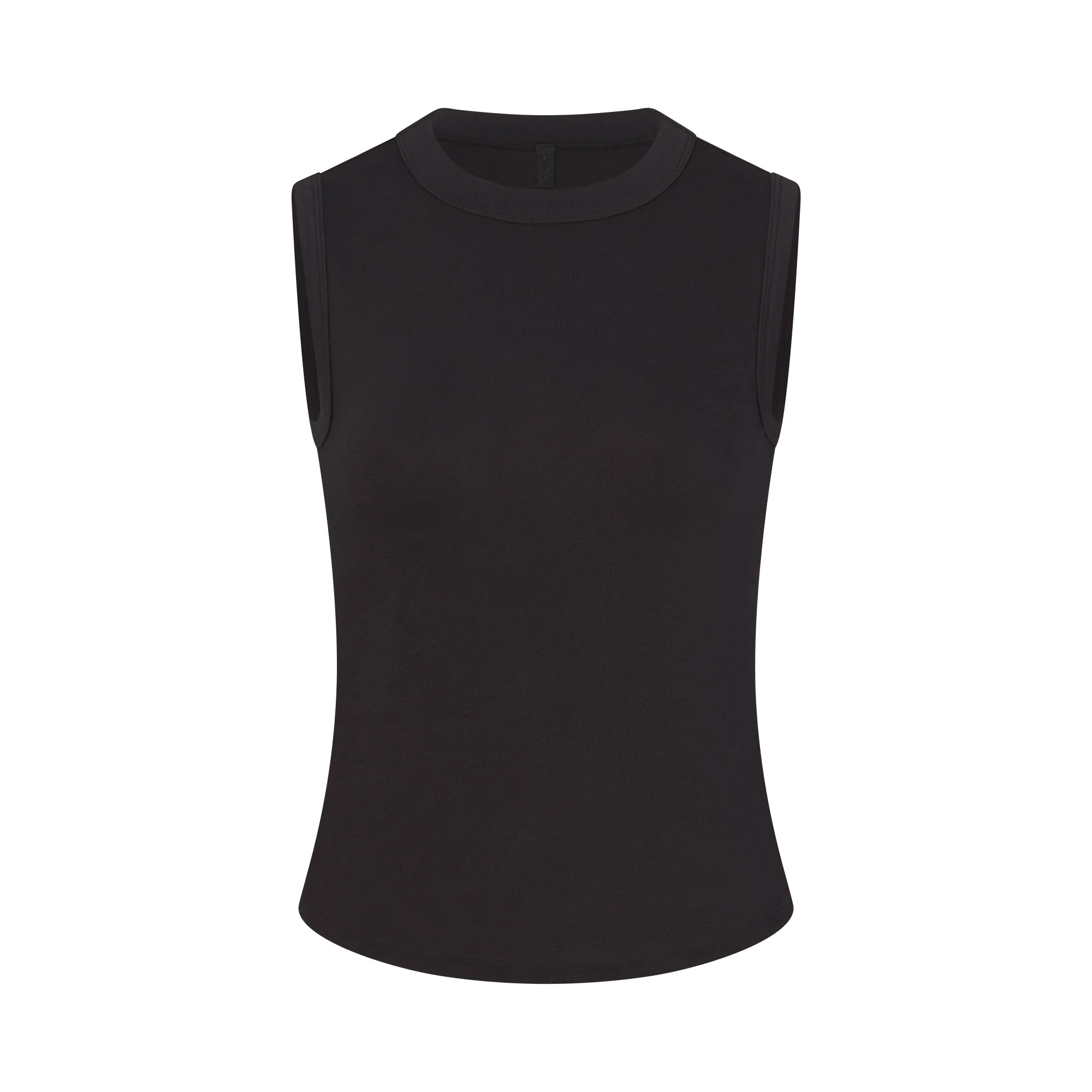 WORN IN JERSEY HIGH CREW TANK | WASHED ONYX