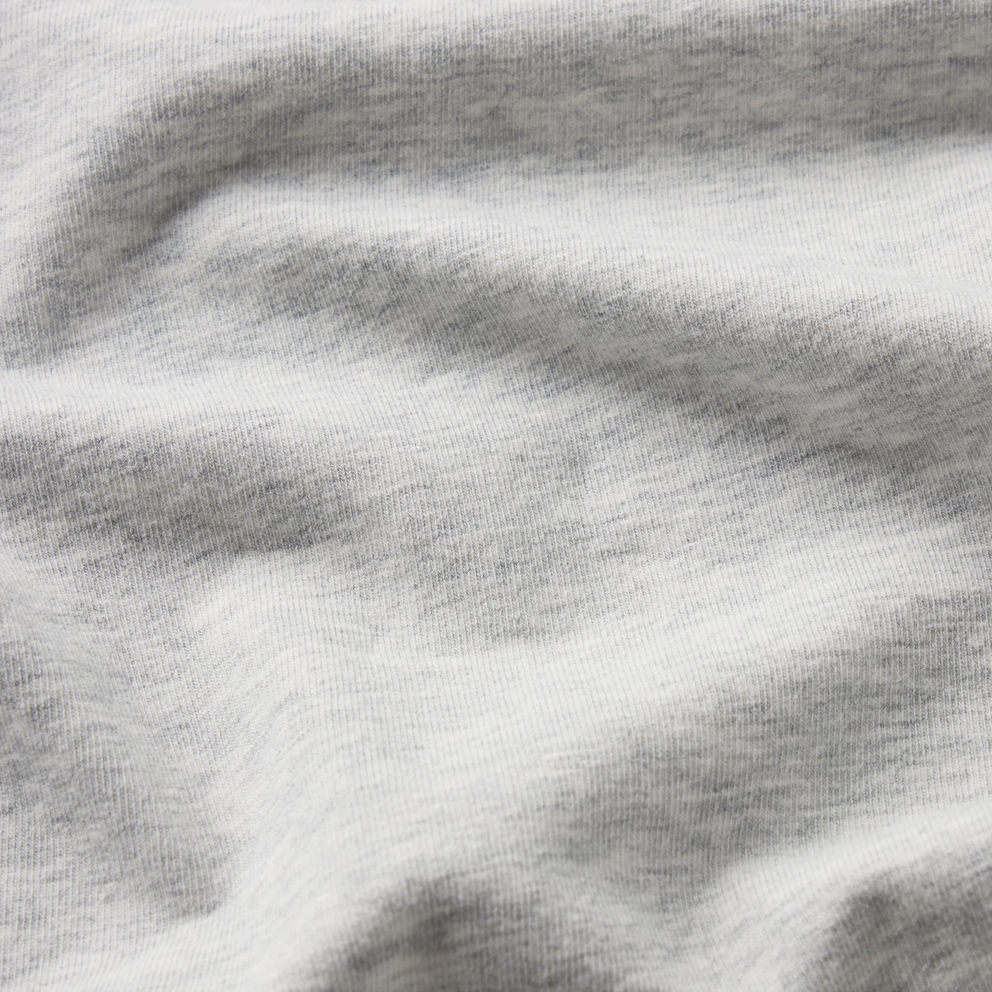 WORN IN JERSEY RUCHED TEE | LIGHT HEATHER GREY - Image 6