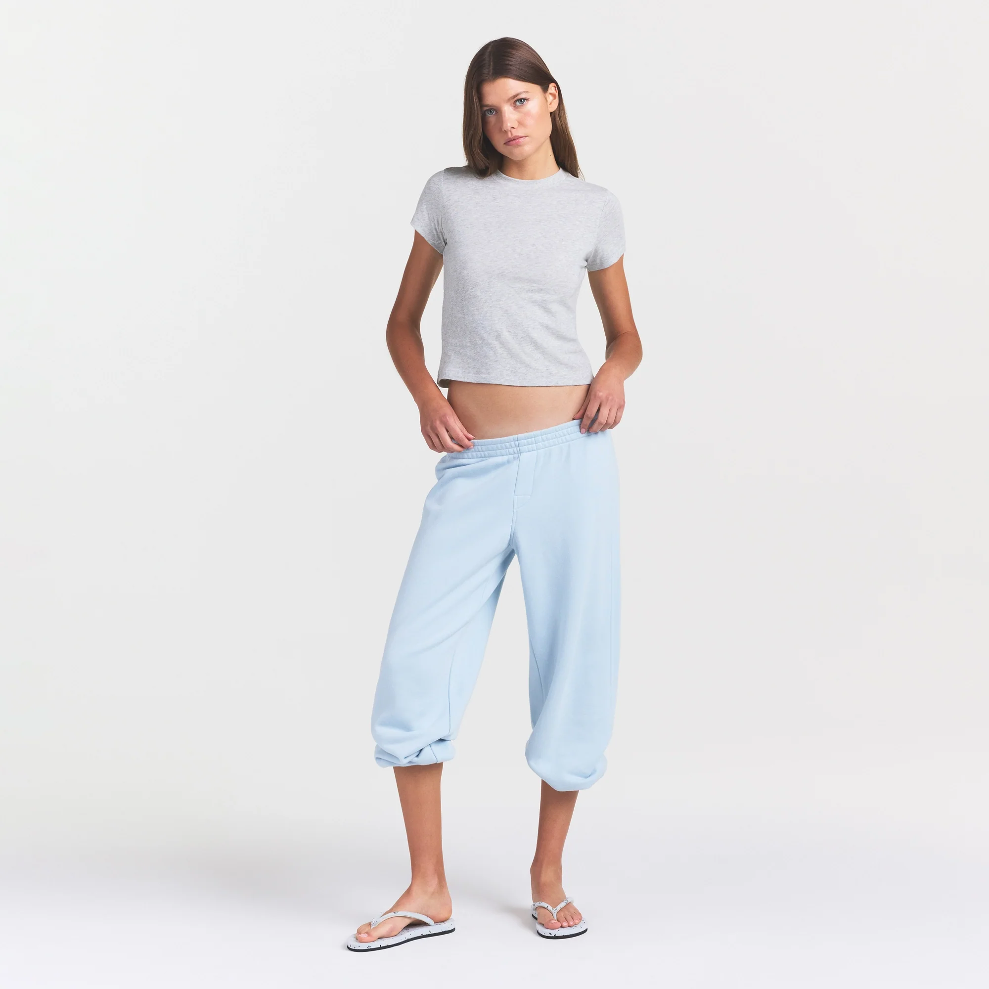 WORN IN JERSEY T-SHIRT | LIGHT HEATHER GREY - Image 2